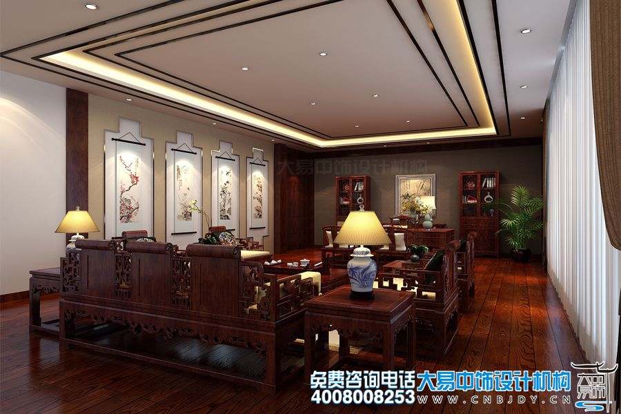 北京朝陽高端中式會所設計