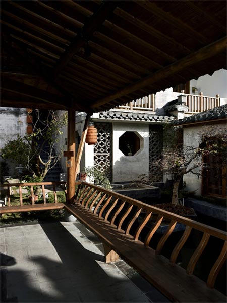 夜色撩人的古色民宿裝修設計效果圖欣賞