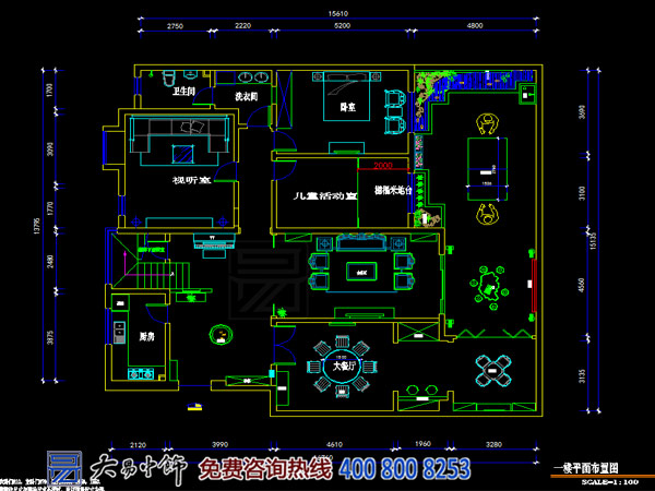 山東德州別墅中式設(shè)計(jì) 主題空間呈現(xiàn)多彩生活
