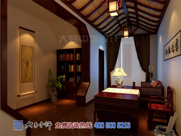 黑龍江哈爾濱280平米中式復式樓裝飾效果圖