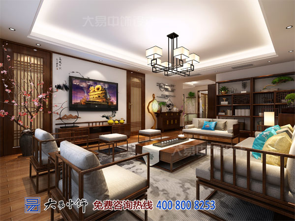 開啟現代生活詩意篇章,香頌復式家居新中式設計