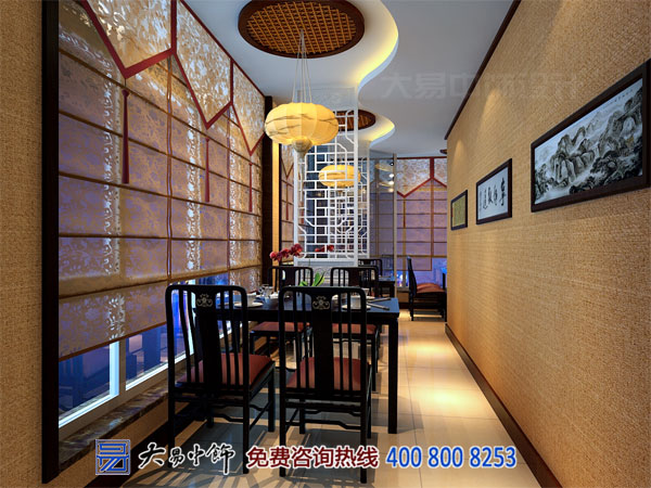青海西寧中式酒樓設計 造禪意典雅就餐空間