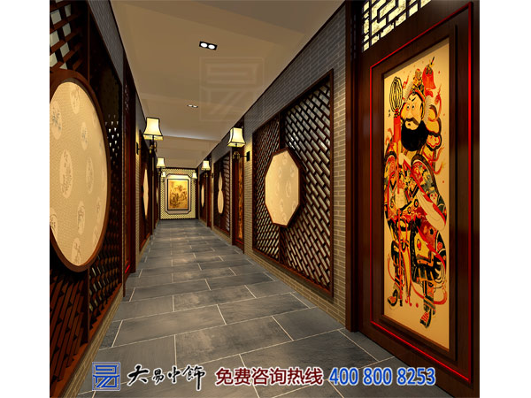 青海西寧中式酒樓設計 造禪意典雅就餐空間