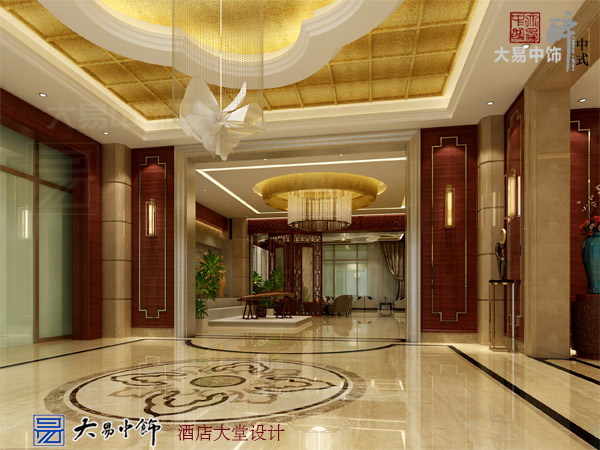 北京蘭帕國際酒店商務會議廳新中式風格裝修設計(一)