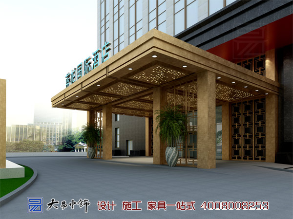 北京蘭帕國際酒店商務會議廳新中式風格裝修設計(一)