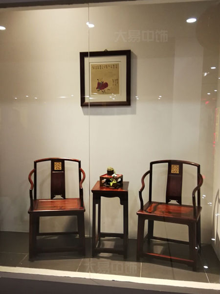 北京中式風格紅木家具展廳裝修設計高貴大氣