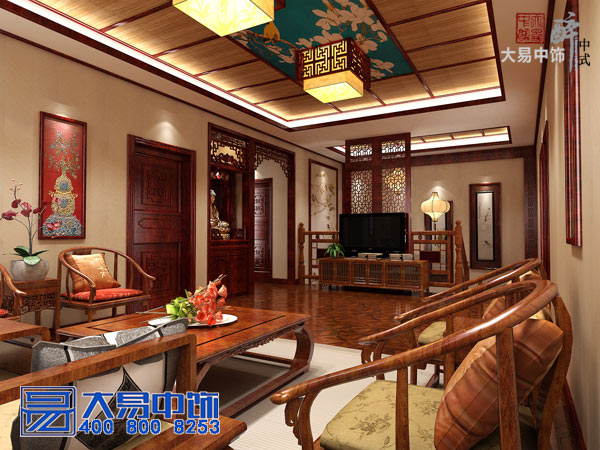 住宅中式客廳裝修